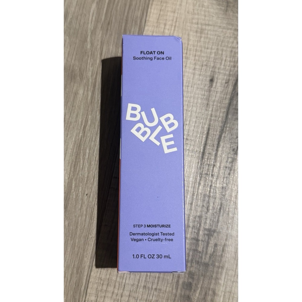 Bubble Float On Soothing Face Oil Moisturizer Fragrance-Free Vegan 1 fl oz